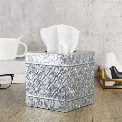 metal bless tissue box cover|galvanized tissue box cover.